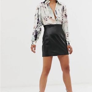 & other stories black leather skirt. New with tags